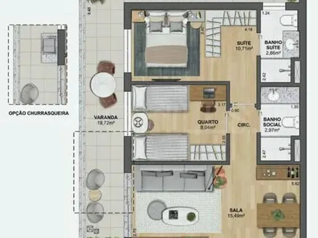 Imagem 3: Apartamento de 3 quartos, com 84m², à venda no Centro, Niterói/RJ