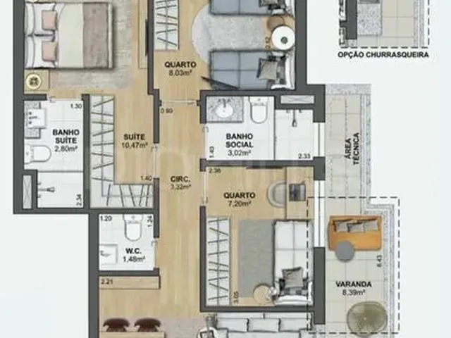 Imagem 9: Apartamento de 3 quartos, com 84m², à venda no Centro, Niterói/RJ