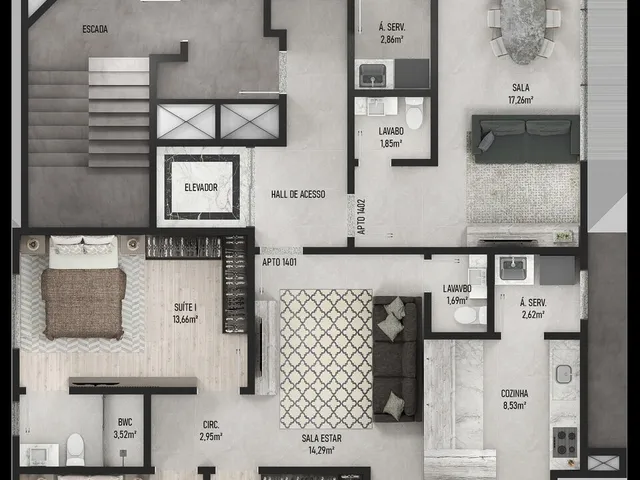 Imagem 8: Apartamento no Centro de Balneário Piçarras