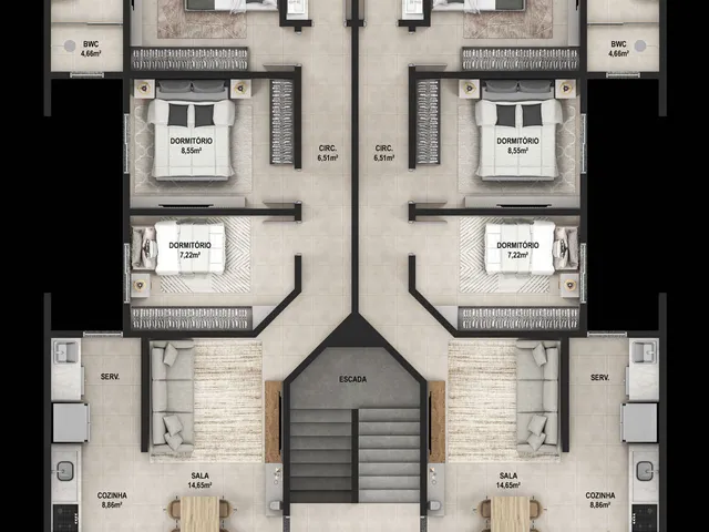 Imagem 4: Apartamento 3 Quartos no Centro de Barra Velha
