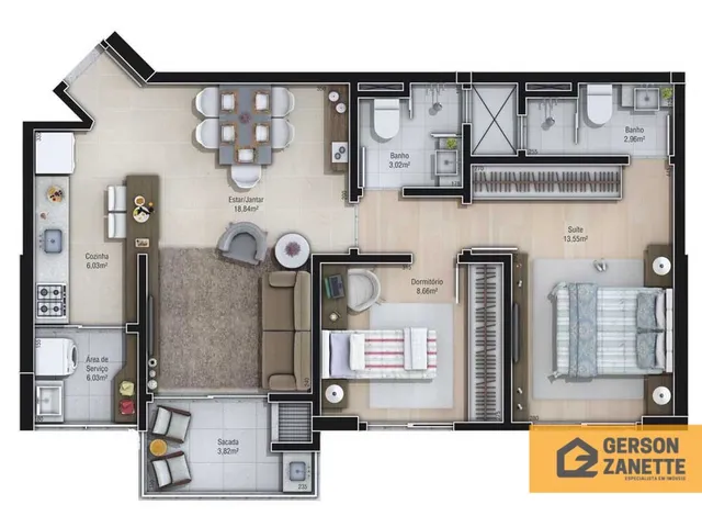 Imagem 11: Residencial Due Fratelli/ Centro/ Criciúma/ SC