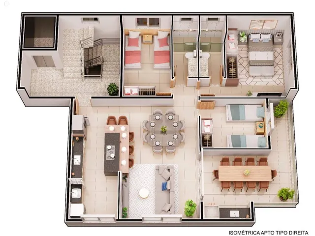 Imagem 3: Apartamento À Venda em Ipatinga, Bom Retiro, com 3 Quartos, 150M²