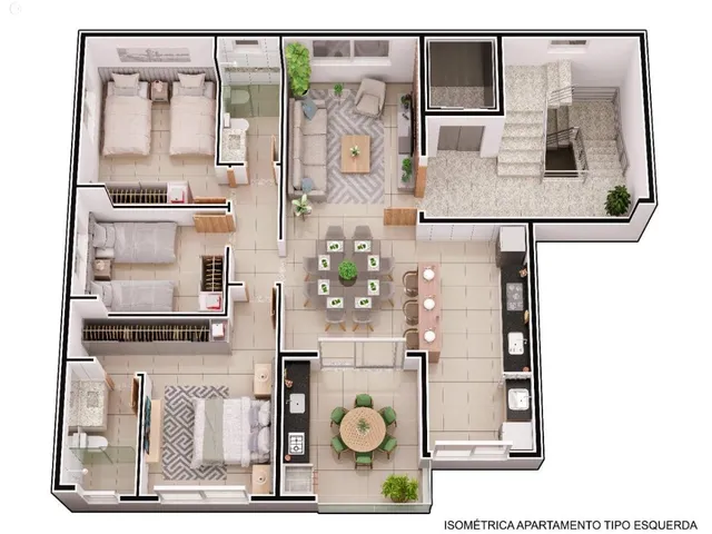 Imagem 4: Apartamento À Venda em Ipatinga, Bom Retiro, com 3 Quartos, 150M²