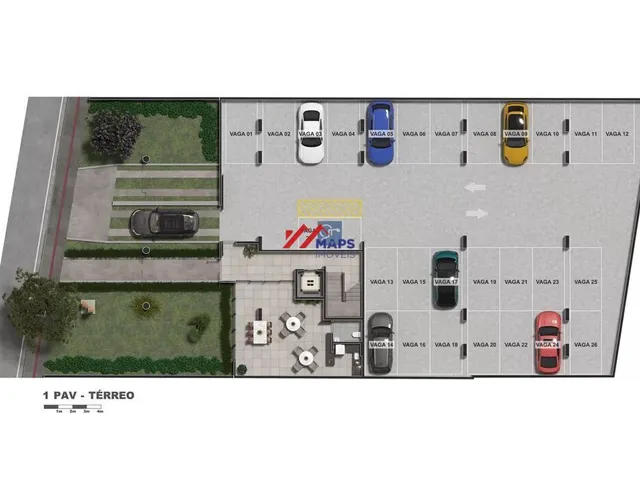 Imagem 2: Área privativa com três quartos, uma suíte, duas semi-suítes e duas vagas de garagem