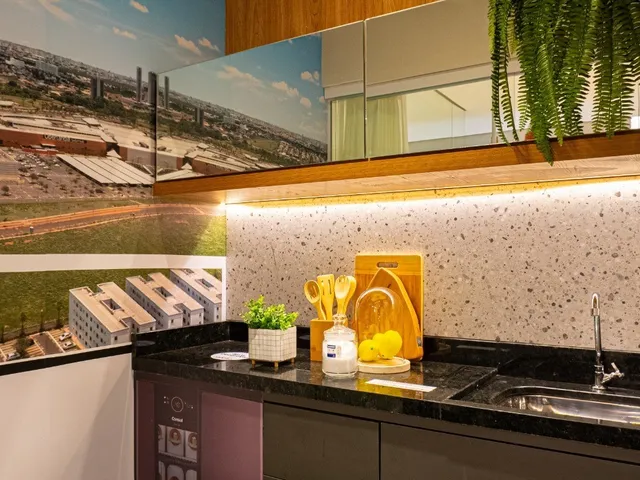 Imagem 11: Apartamento com 2 quartos, suíte, sacada gourmet, elevador e área de lazer completa no