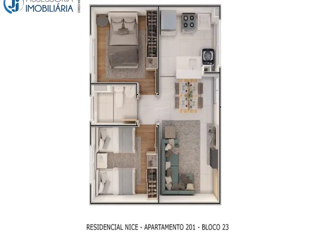 Imagem 3: PCVA - Ville dos Ventos - Venda de apartamento em Parnamirim com 2 quartos
