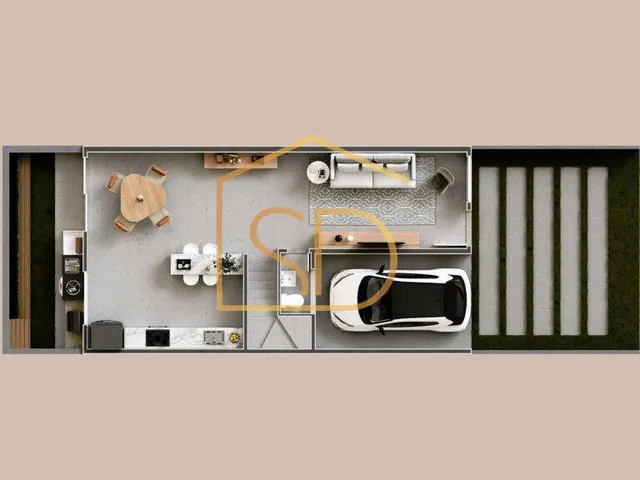 Imagem 7: Espetacular Casa Triplex Alto Padrão no Condomínio Vila Doro com 3 quartos 1 suíte e
