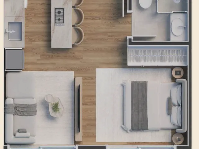 Imagem 5: ON! - ON! Apartamento com 1 dormitório