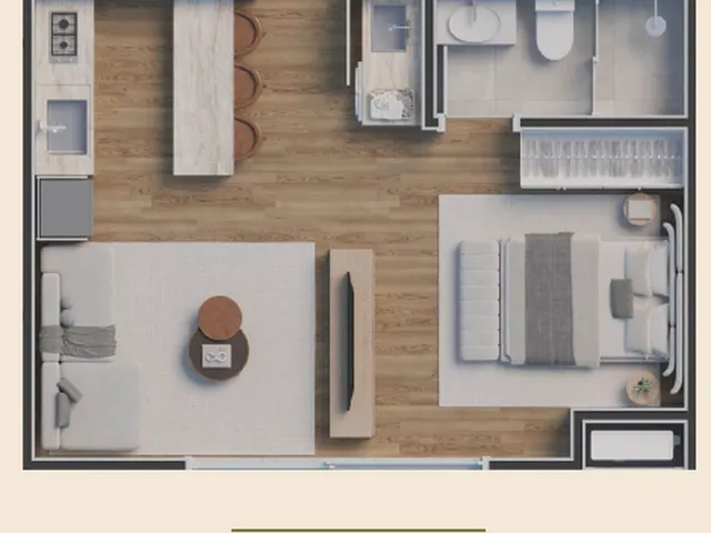 Imagem 6: ON! - ON! Apartamento com 1 dormitório