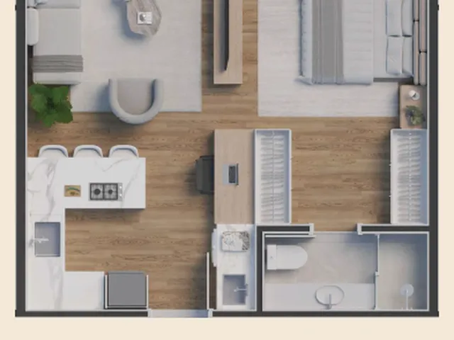 Imagem 10: ON! - ON! Apartamento com 1 dormitório