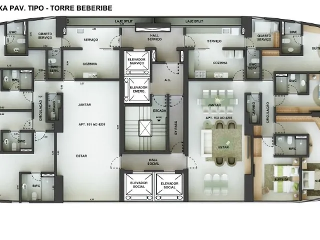 Imagem 4: Jardins_Da_Aurora_Torre_Beberibe, 4 Dormitórios na Rua da Aurora