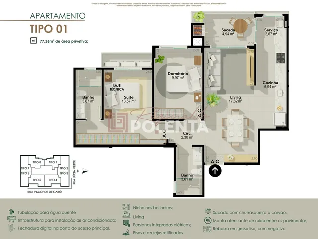Imagem 2: Apartamento Alto Padrão em Centro, Criciúma/SC