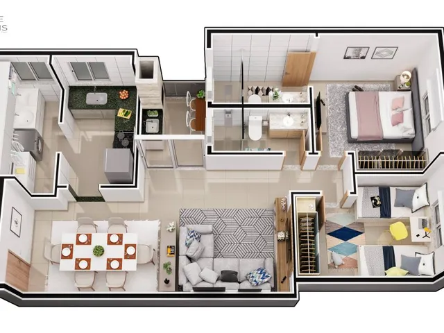 Imagem 8: Apartamento, 72m², à venda em Ipatinga, Veneza