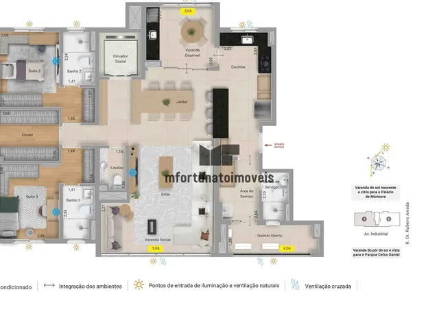 Imagem 16: Apartamento Alto Padrão - Bairro Jardim Santo André