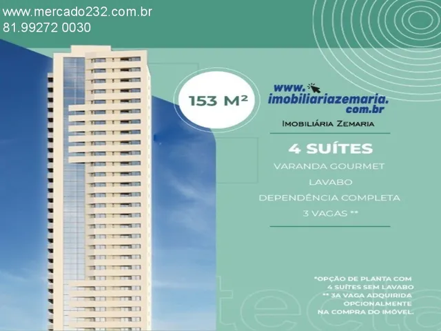 Imagem 4: Apartamento de luxo com 4 suítes e 2 salas na Madalena, Recife-PE - EDIFÍCIO CAMPO DI