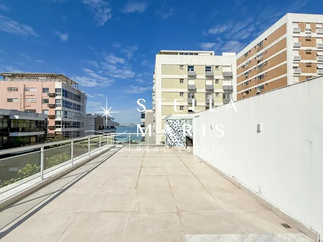 Imagem 2: Leblon, Cobertura Duplex com 330 M2, Área Externa com Vista Mar, 3 Quartos e 2 Vagas
