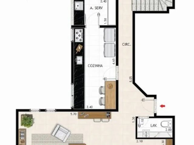 Imagem 6: Apartamento à venda no bairro Recreio dos Bandeirantes - Rio de Janeiro/RJ