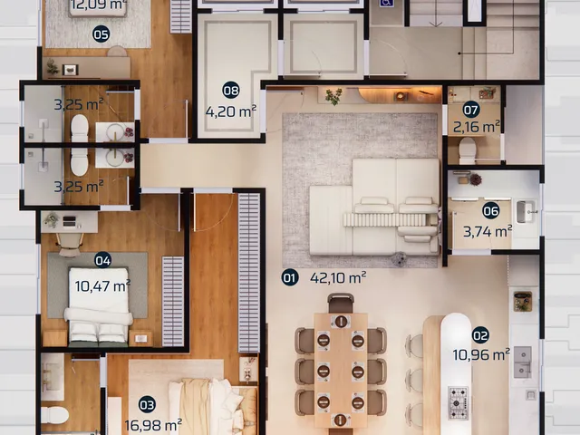 Imagem 3: San Andrés Apartamento com 3 dormitórios