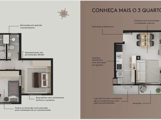 Imagem 16: 2 Dormitórios, 1 Suítes, 1 Vaga na Garagem, 44M² de Área Construída