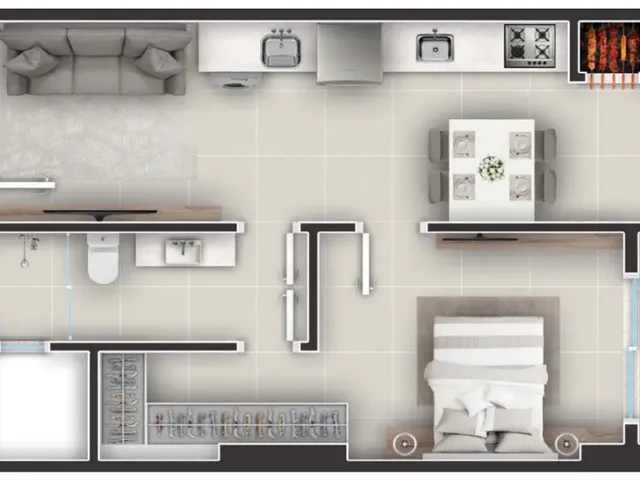 Imagem 4: Salem Flats Apartamento com 2 dormitórios