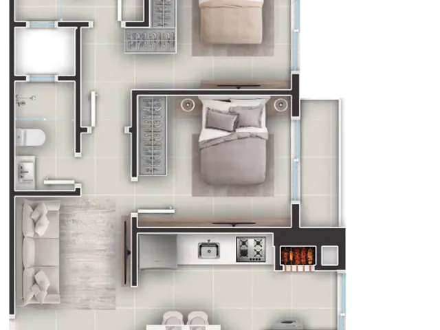 Imagem 5: Salem Flats Apartamento com 2 dormitórios