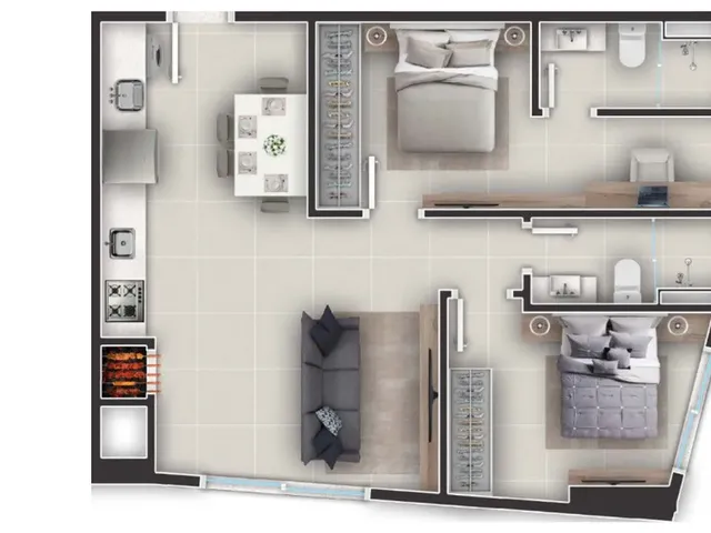 Imagem 7: Salem Flats Apartamento com 2 dormitórios