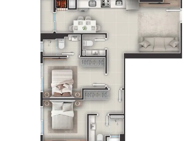 Imagem 8: Salem Flats Apartamento com 2 dormitórios