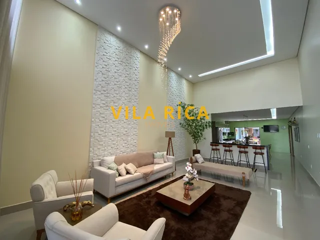 Imagem 10: Casa Moderna com 3 Suítes Sendo Uma Master com Closet, Sala Pé Direito Duplo com Dois