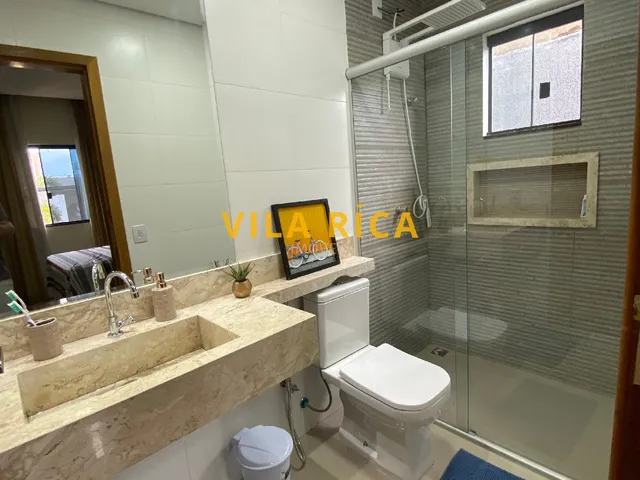 Imagem 12: Casa Moderna com 3 Suítes Sendo Uma Master com Closet, Sala Pé Direito Duplo com Dois