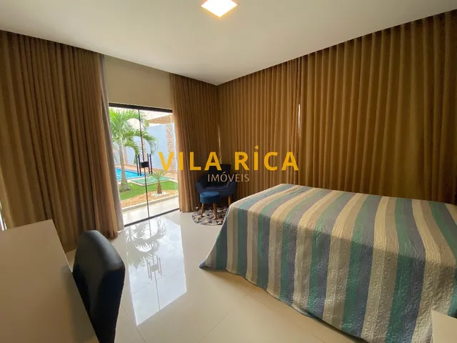 Imagem 7: Casa Moderna com 3 Suítes Sendo Uma Master com Closet, Sala Pé Direito Duplo com Dois