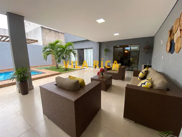 Imagem 9: Casa Moderna com 3 Suítes Sendo Uma Master com Closet, Sala Pé Direito Duplo com Dois