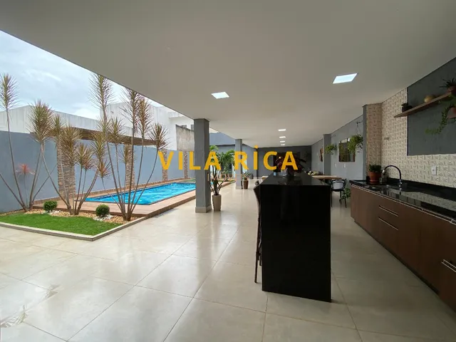 Imagem 16: Casa Moderna com 3 Suítes Sendo Uma Master com Closet, Sala Pé Direito Duplo com Dois