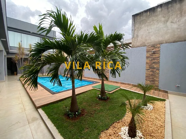 Imagem 4: Casa Moderna com 3 Suítes Sendo Uma Master com Closet, Sala Pé Direito Duplo com Dois