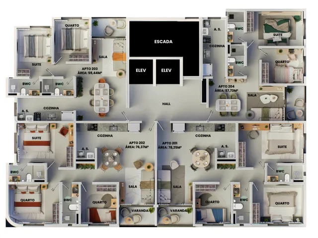 Imagem 5: Alicante Living Apartamento com 3 dormitórios