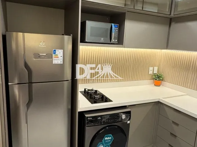 Imagem 13: Studio de 25,47m² foi totalmente reformado com acabamentos de alto padrão, pensado para