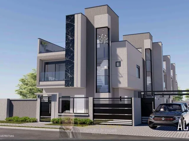 Imagem 1: Sobrado À Venda em Curitiba, Capão Raso, com 3 Quartos, 127,73M²