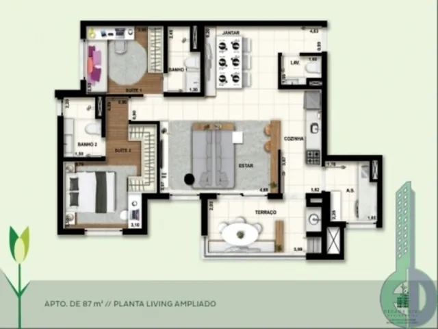 Imagem 15: Apartamento de luxo no Jardim, Santo André-SP com 3 quartos, 3...