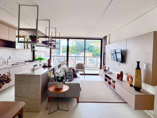 Imagem: Apartamento mobiliado, com varanda gourmet