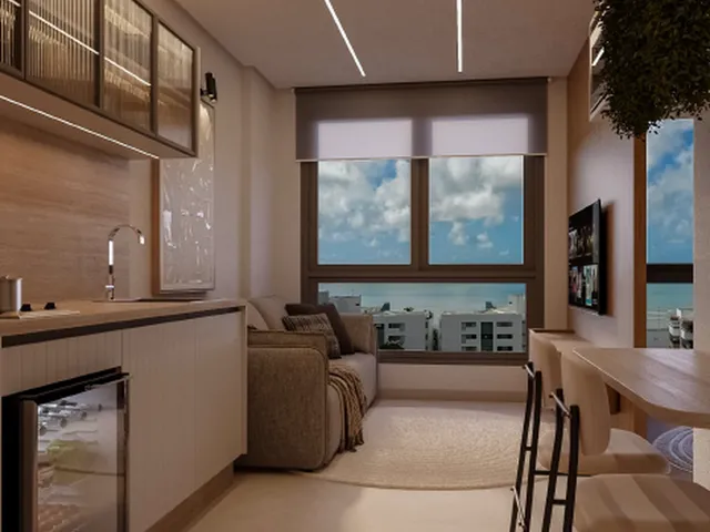 Imagem 5: Studio à venda em Cabedelo, Ponta de Campina, com 1 quarto, 23.25m²