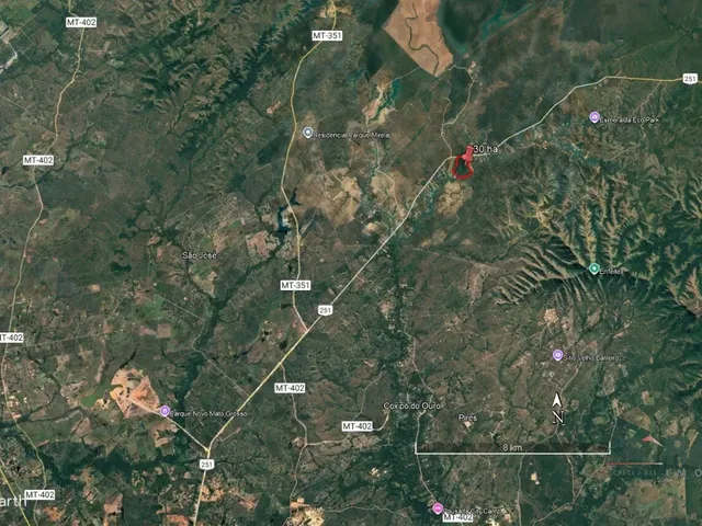Imagem 9: Oportunidade Única: 30 Hectares na MT-251 (Estrada de Chapada) com 600m de Beira do Rio