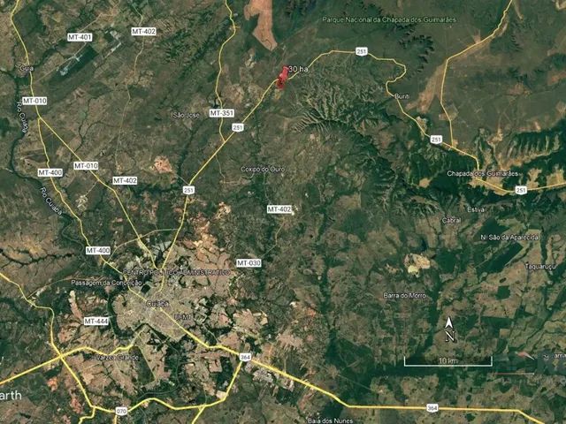 Imagem 3: Oportunidade Única: 30 Hectares na MT-251 (Estrada de Chapada) com 600m de Beira do Rio