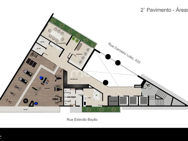 Imagem 2: Apartamento Studio no Batel