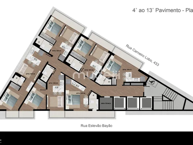 Imagem 4: Apartamento Studio no Batel