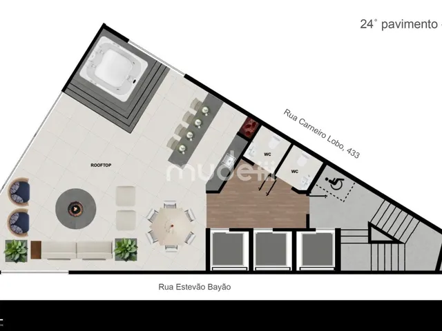 Imagem 6: Apartamento Studio no Batel