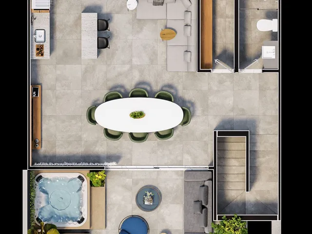 Imagem 4: Mundi Rooftop Belém: Casas de 3 e 4 Suítes com Rooftop – Lançamento Exclusivo!