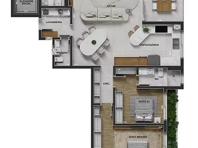 Imagem 3: Cobertura Residencial em Curitiba - Pr, Ahú
