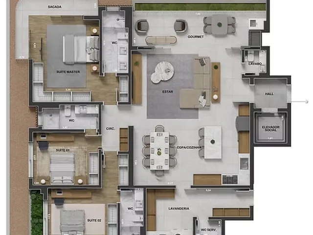 Imagem 5: Cobertura Residencial em Curitiba - Pr, Ahú