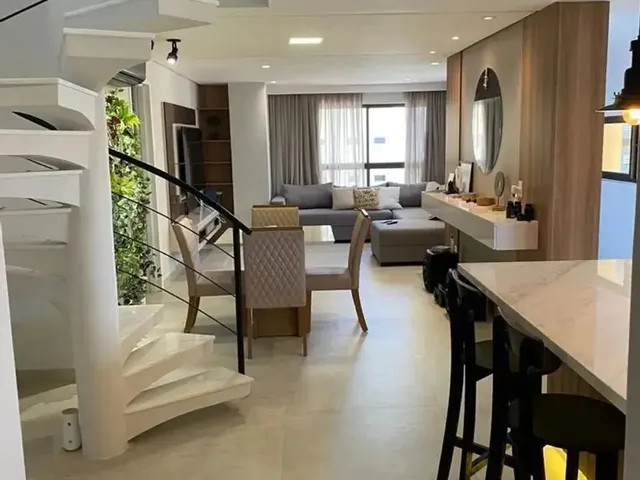 Imagem 10: Apartamento Cobertura Duplex Totalmente Mobiliada em Ponta Negra - Três Suítes - 185M²