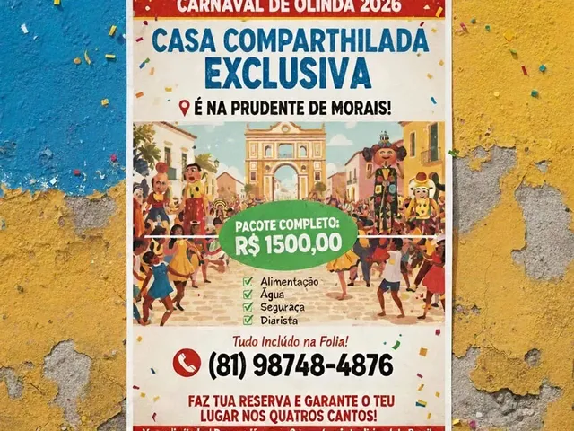 Imagem: Casa Compartilhada no Carnaval de Olinda