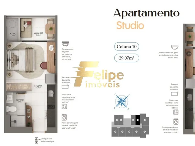Imagem 4: NOVÍSSIMO EMPREENDIMENTO IMOBILIÁRIO SURGINDO! APARTAMENTO DE 02 QUARTOS, COM LAZER, À